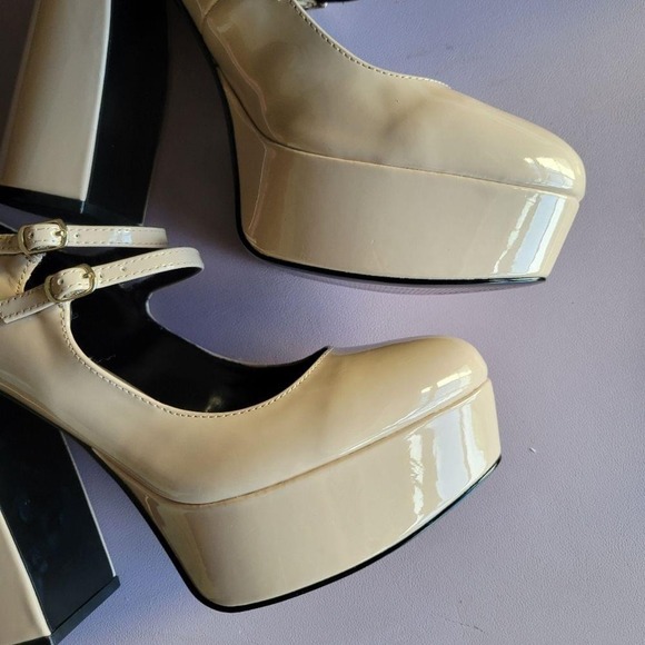 Guess Callyna Platform Mary Jane Pump Shoes 9.5 Lolita Pastel Goth Harajuku Alt - Picture 9 of 10